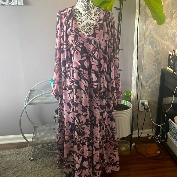 Eloquii floral dress - Picture 1 of 4